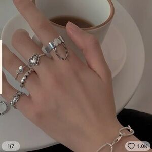💛Boho 5 ring set